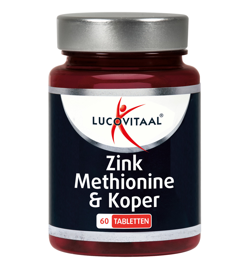 Lucovitaal Zinkmethionine & Koper (60 capsules)