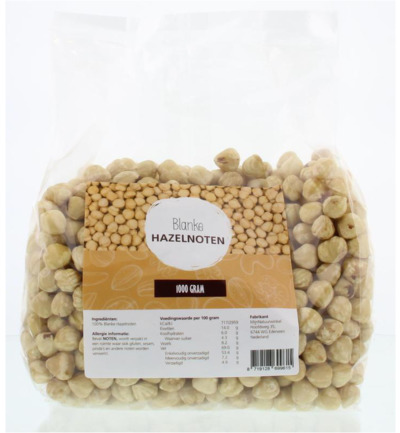 Mijnnatuurwinkel Blanke Hazelnoten (1000 gr)