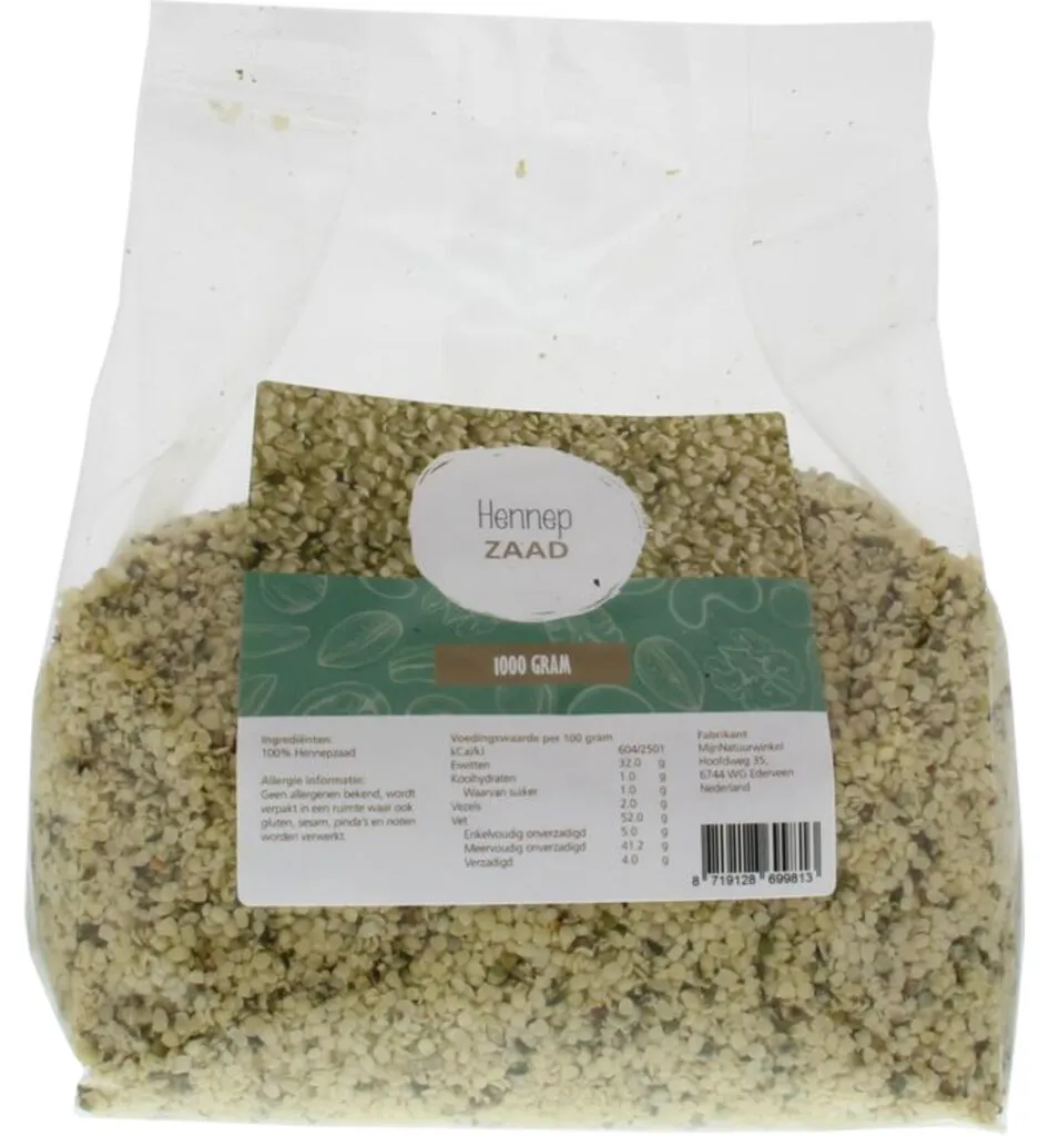 Mijnnatuurwinkel Hennepzaad (1000 gr)