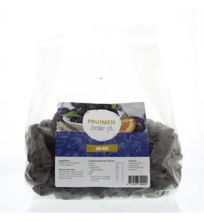 Mijnnatuurwinkel Pruimen Zonder Pit (1000 gr)