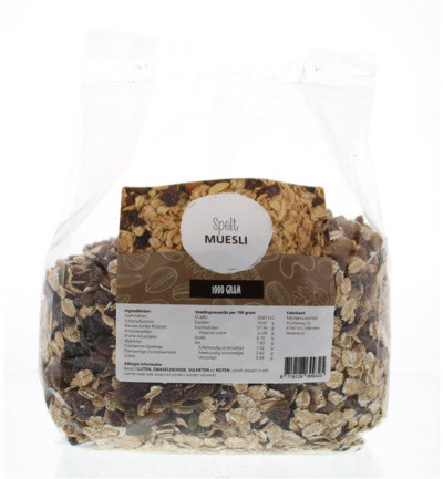 Mijnnatuurwinkel Spelt Muesli (1000 gr)