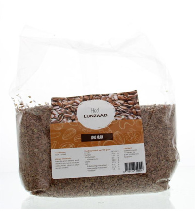 Mijnnatuurwinkel Lijnzaad Heel (1000 gr)