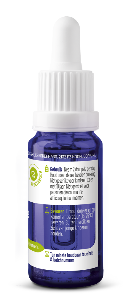 Vitakruid Vitamine D3 & K2 (Menaq7®) Met Druppelpipet (10 ml) - image 2