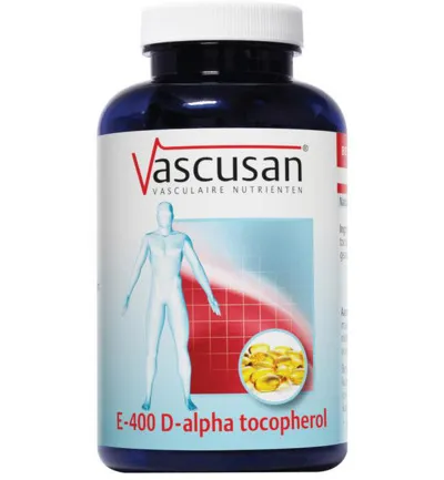 Vascusan E-400 Alpha tocopherol (120 softgels)
