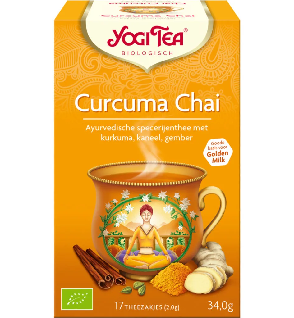 Yogi Tea Curcuma / turmeric chai tea bio (17 stuks)