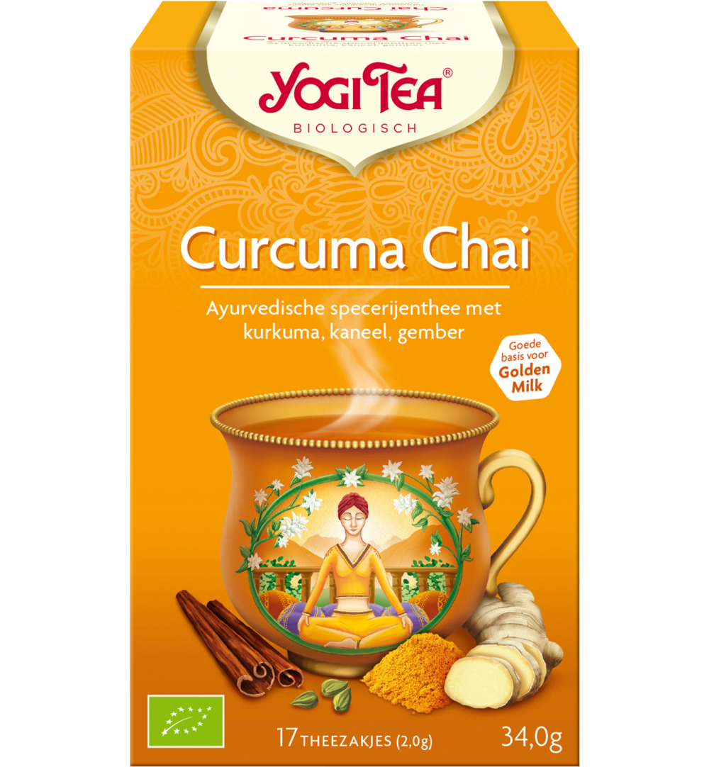 Yogi Tea Curcuma / turmeric chai tea bio (17 stuks)