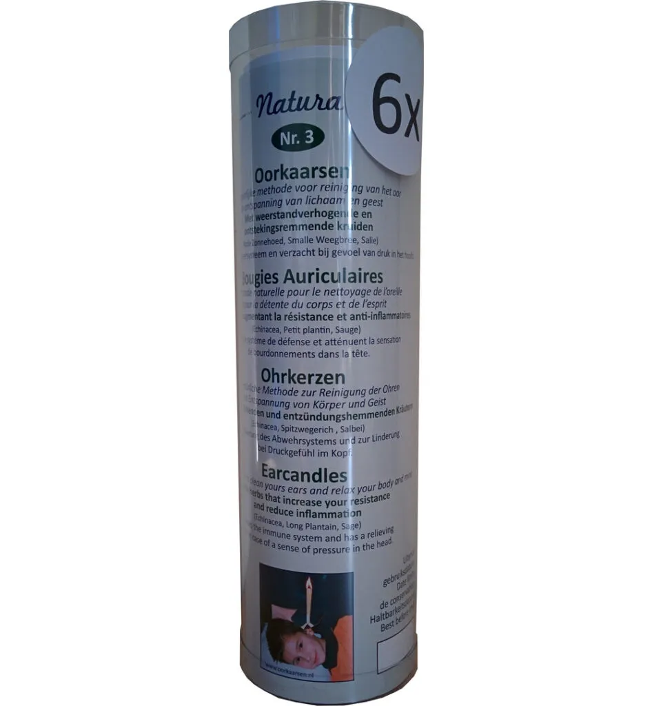 Naturado Oorkaarsen weerstandverhogend nr.3 (6 stuks)