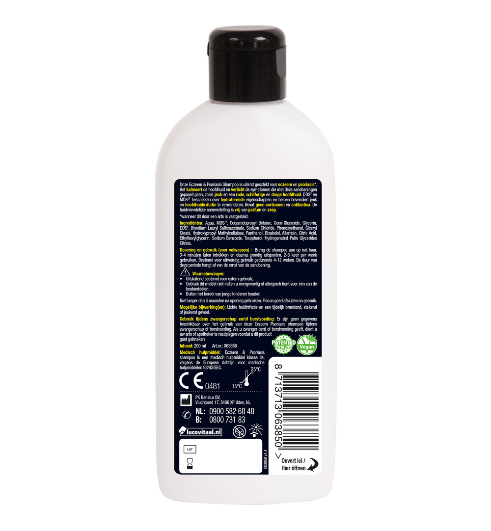 Lucovitaal Eczeem Psoriasis Shampoo (200 ml)