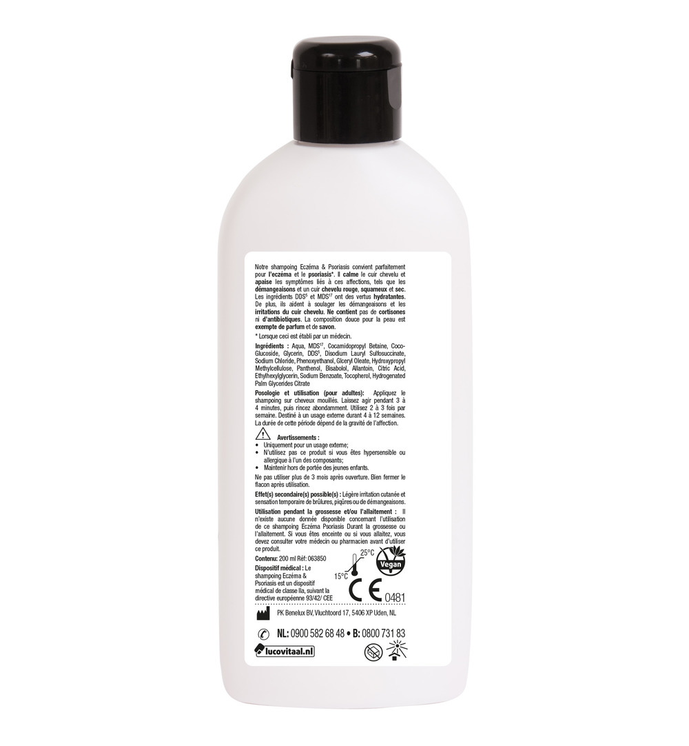 Lucovitaal Eczeem Psoriasis Shampoo (200 ml) - image 2
