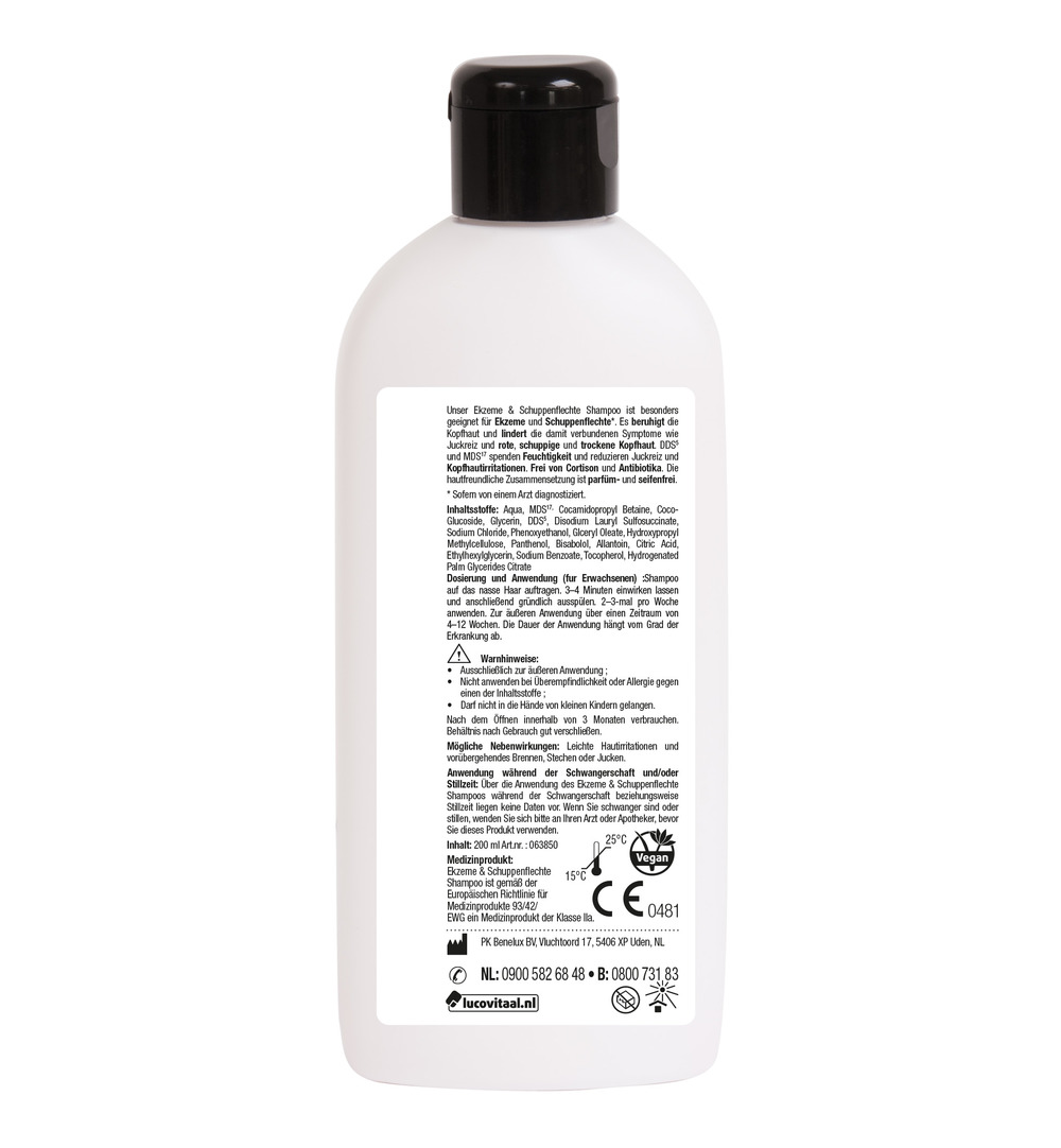 Lucovitaal Eczeem Psoriasis Shampoo (200 ml) - image 3