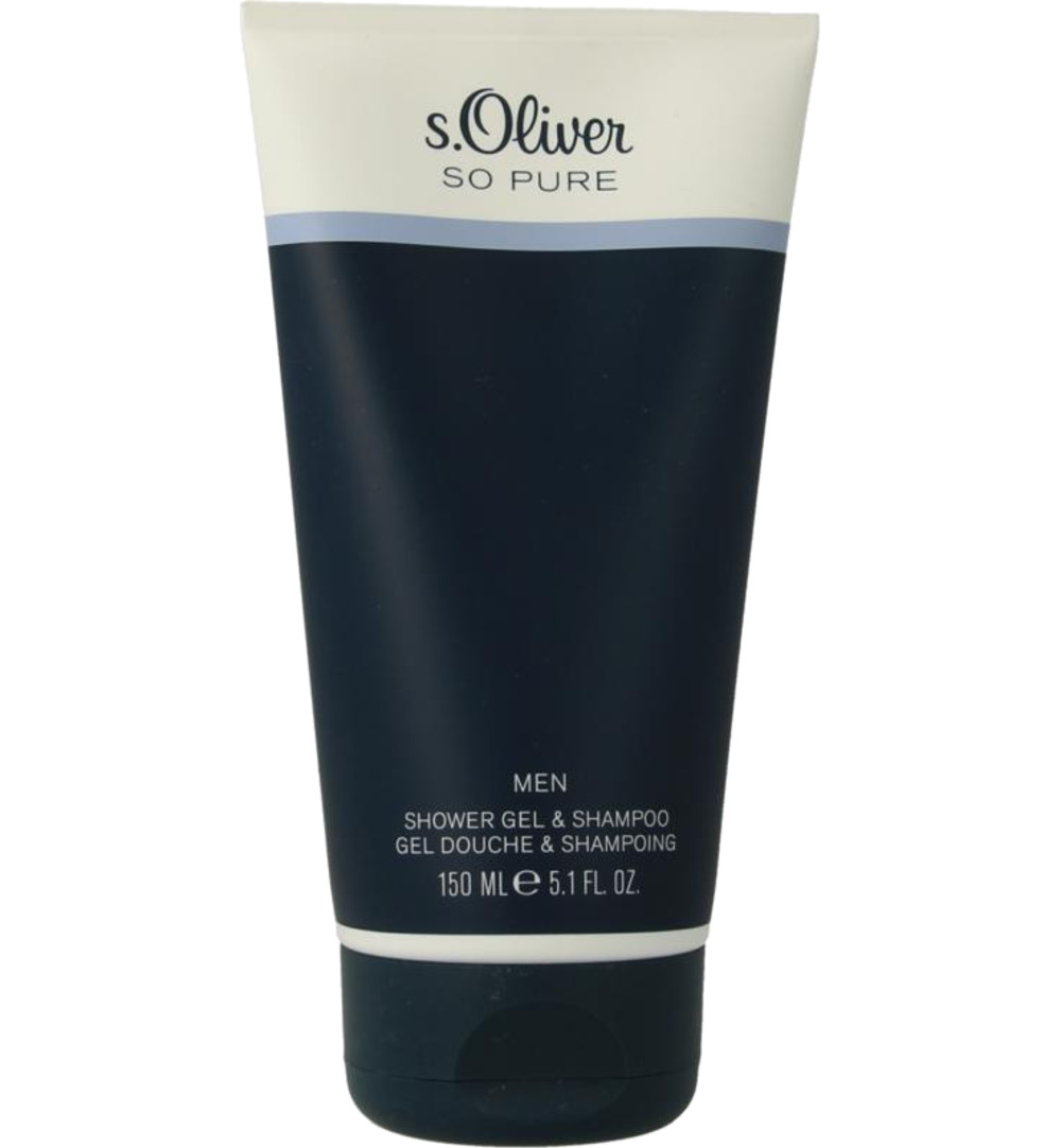 s.Oliver So pure men showergel & shampoo (150 ml)