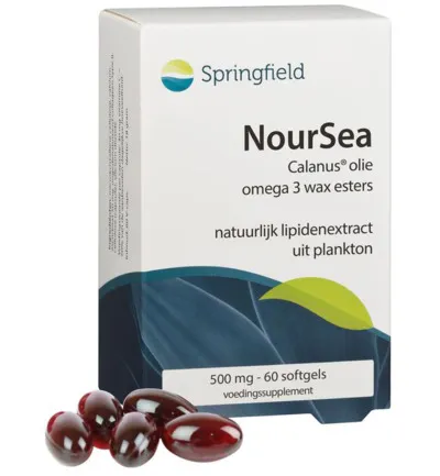 Springfield NourSea calanusolie omega 3 wax esters (60 softgels)
