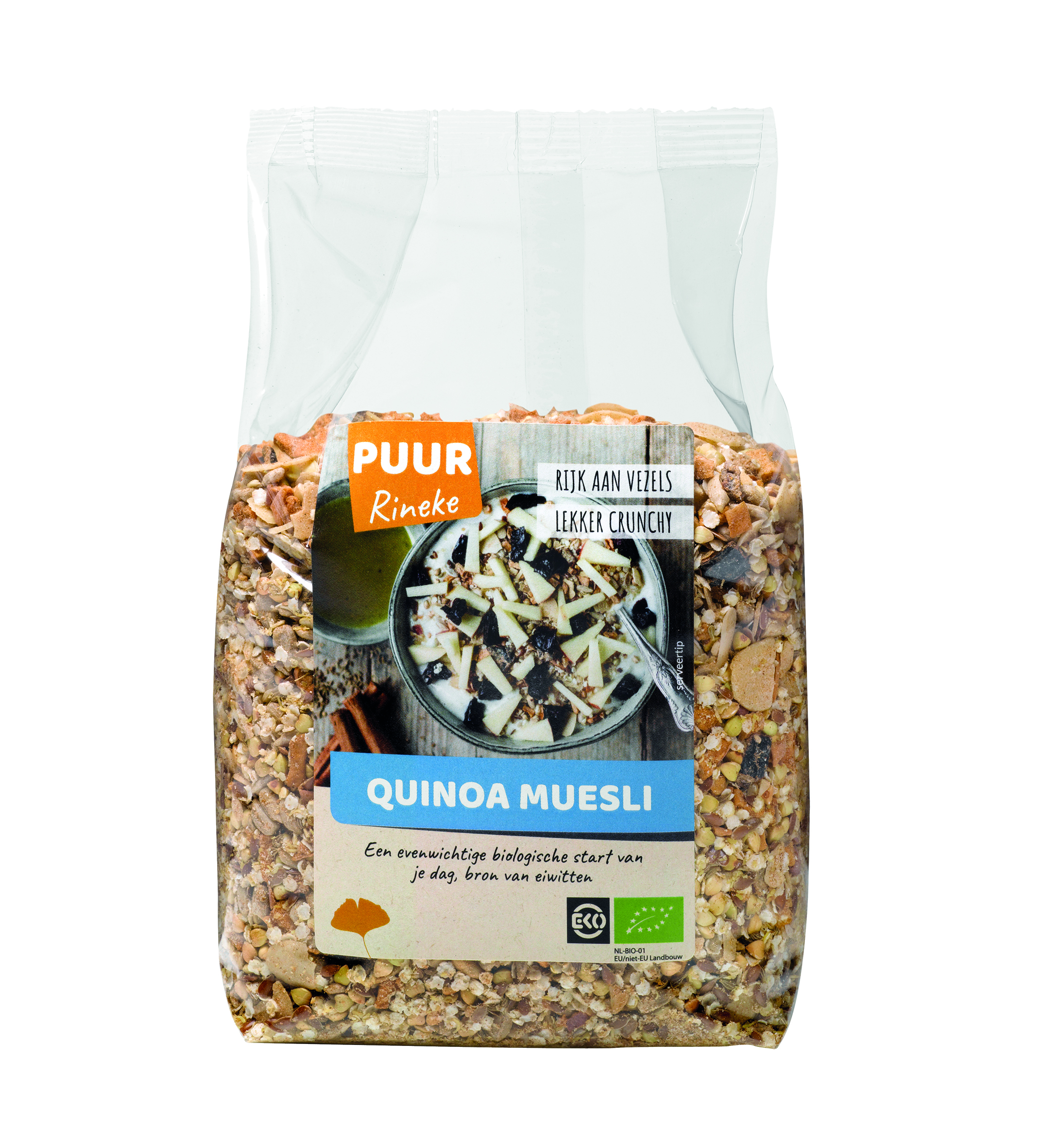 Puur Rineke Quinoa Muesli Bio (600 gr)