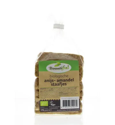 Bountiful Anijs Amandel Staafjes Bio (175 gr)