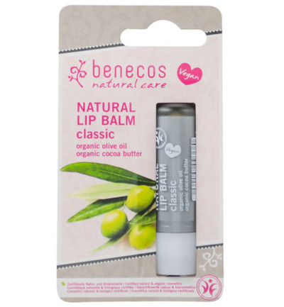 Benecos Lipbalm Classic Vegan (1 Stuk)