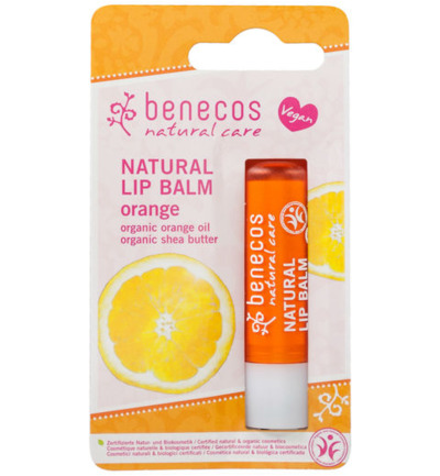 Benecos Lipbalm Orange Vegan (1 Stuk)