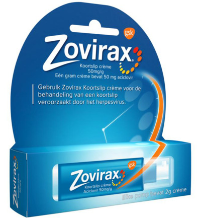 Zovirax Cream 5% pomp (2 gr)
