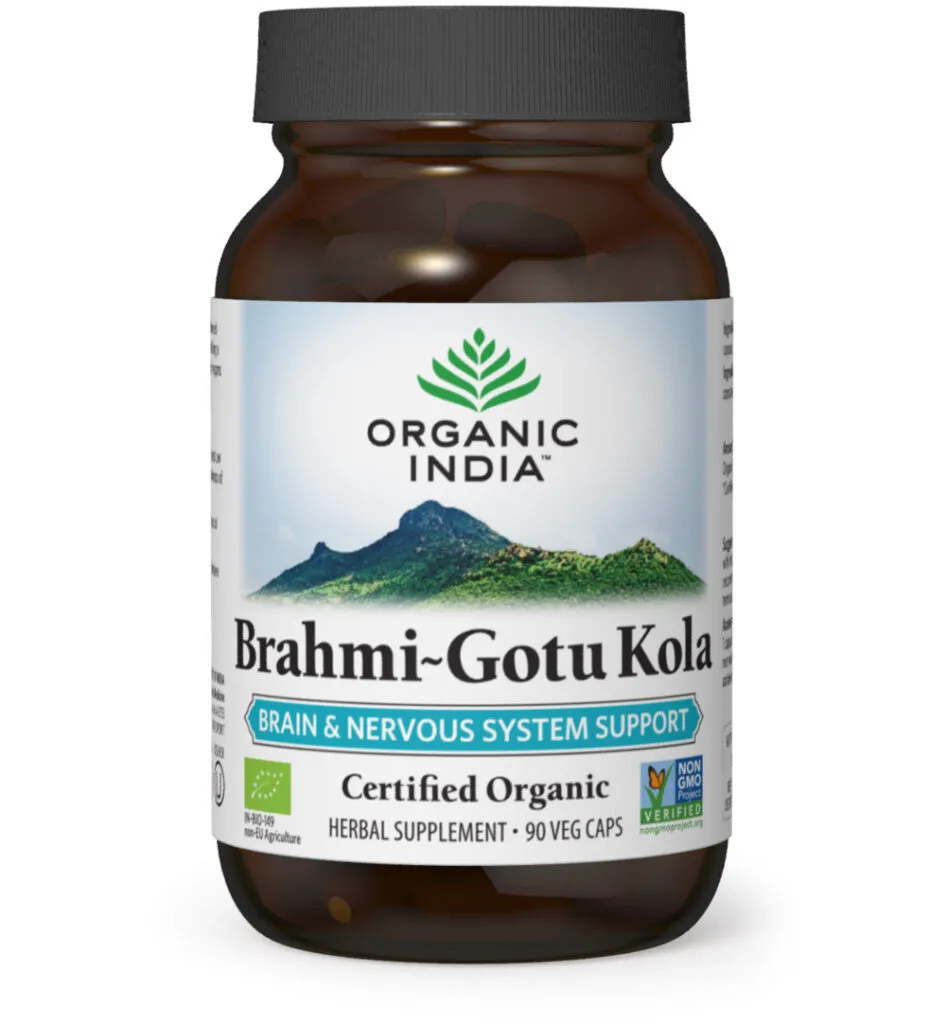 Organic India Brahmi - gotu kola bio (90 capsules)