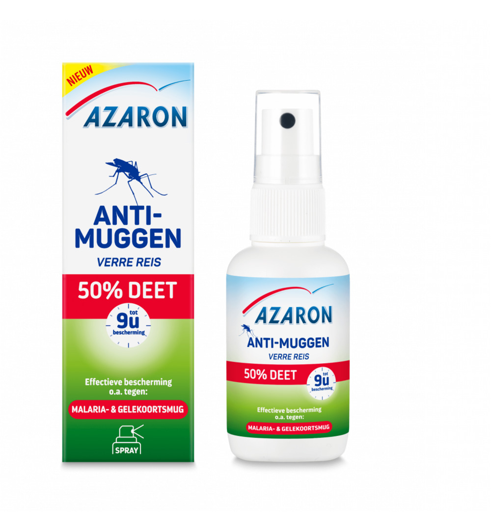 Azaron Anti muggen 50% deet spray (50 ml)