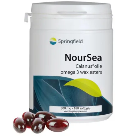 Springfield NourSea calanusolie omega 3 wax esters (180 softgels)