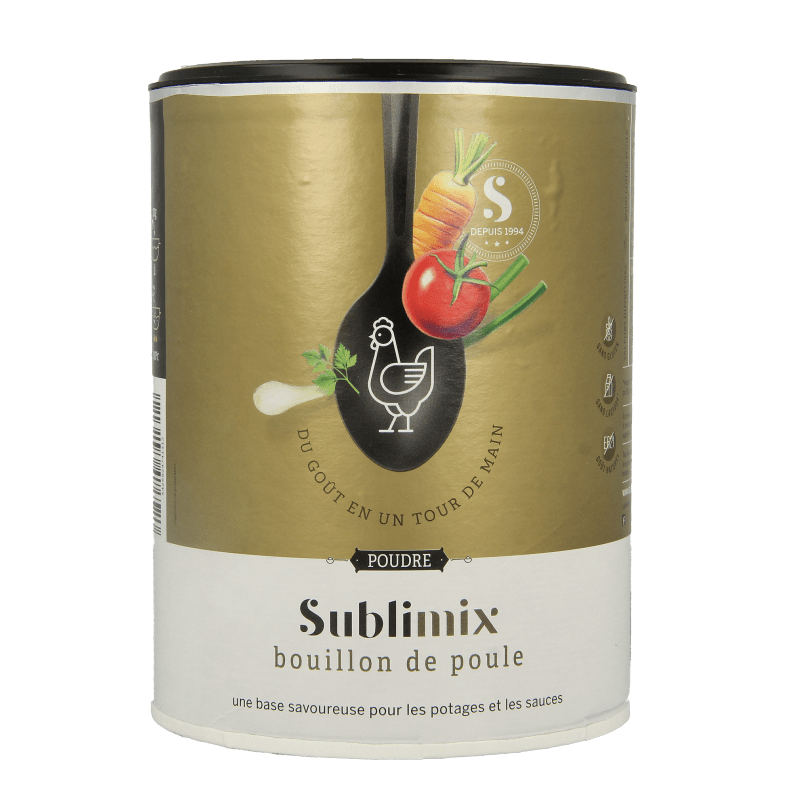 Sublimix Kippenbouillon Glutenvrij (550 gr)