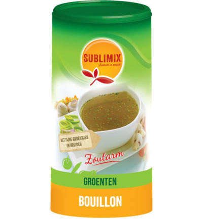 Sublimixgroentebouillon Zoutarm Glutenvrij (260 gr)