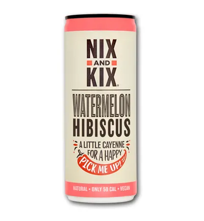 Nix & Kix Watermelon hibiscus blikje (250 ml)