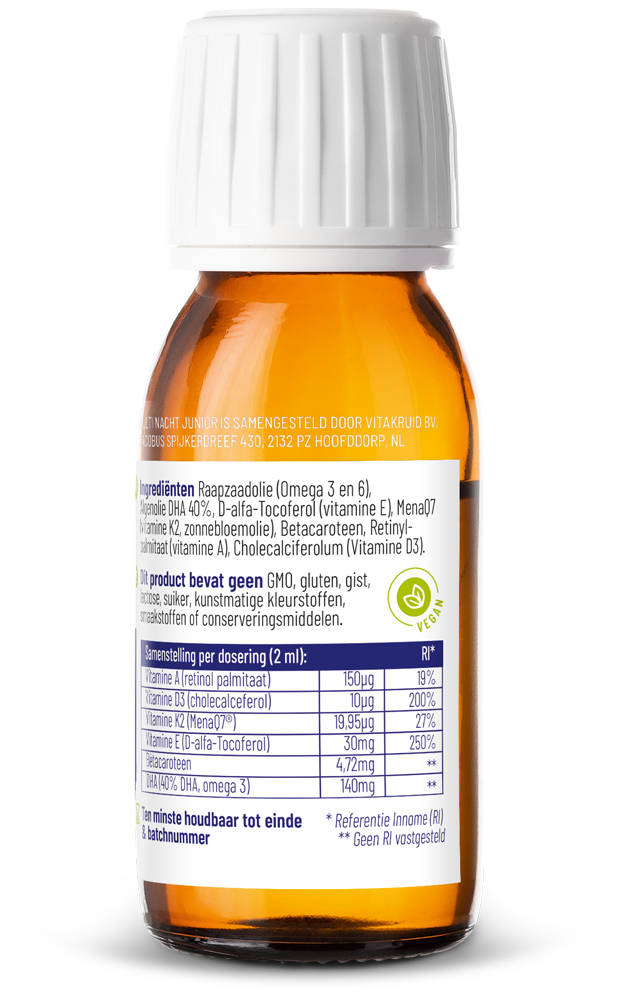 Vitakruid Multi Nacht Junior 100% Vegan (60 ml) - image 2