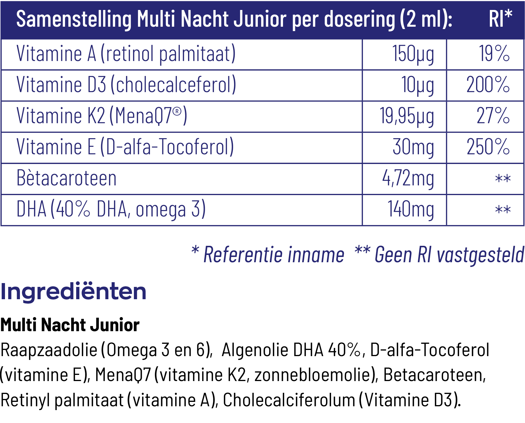 Vitakruid Multi Nacht Junior 100% Vegan (60 ml) - image 3