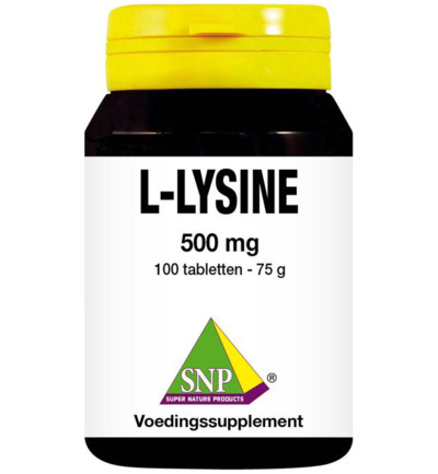 Snp L-lysine 500mg (100 tabletten)