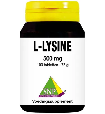 Snp L-lysine 500mg (100 tabletten)