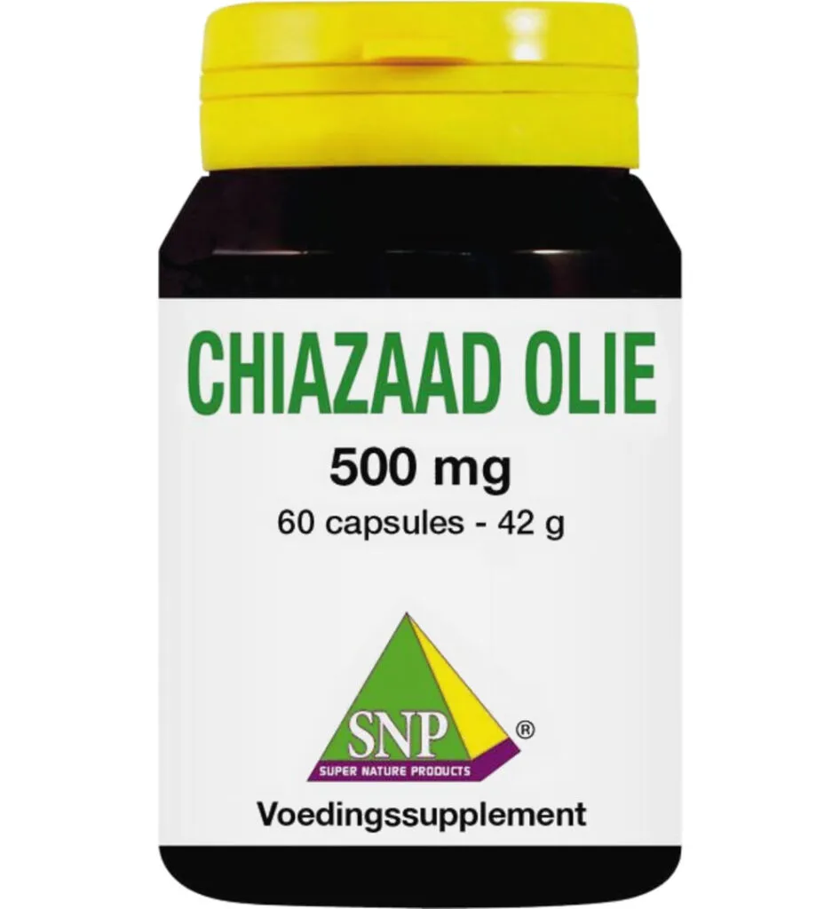 Snp Chiazaad olie 500 mg (60 capsules)