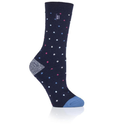 Heat Holders Ladies ultra lite socks berry maat 4-8 navy (1 paar)