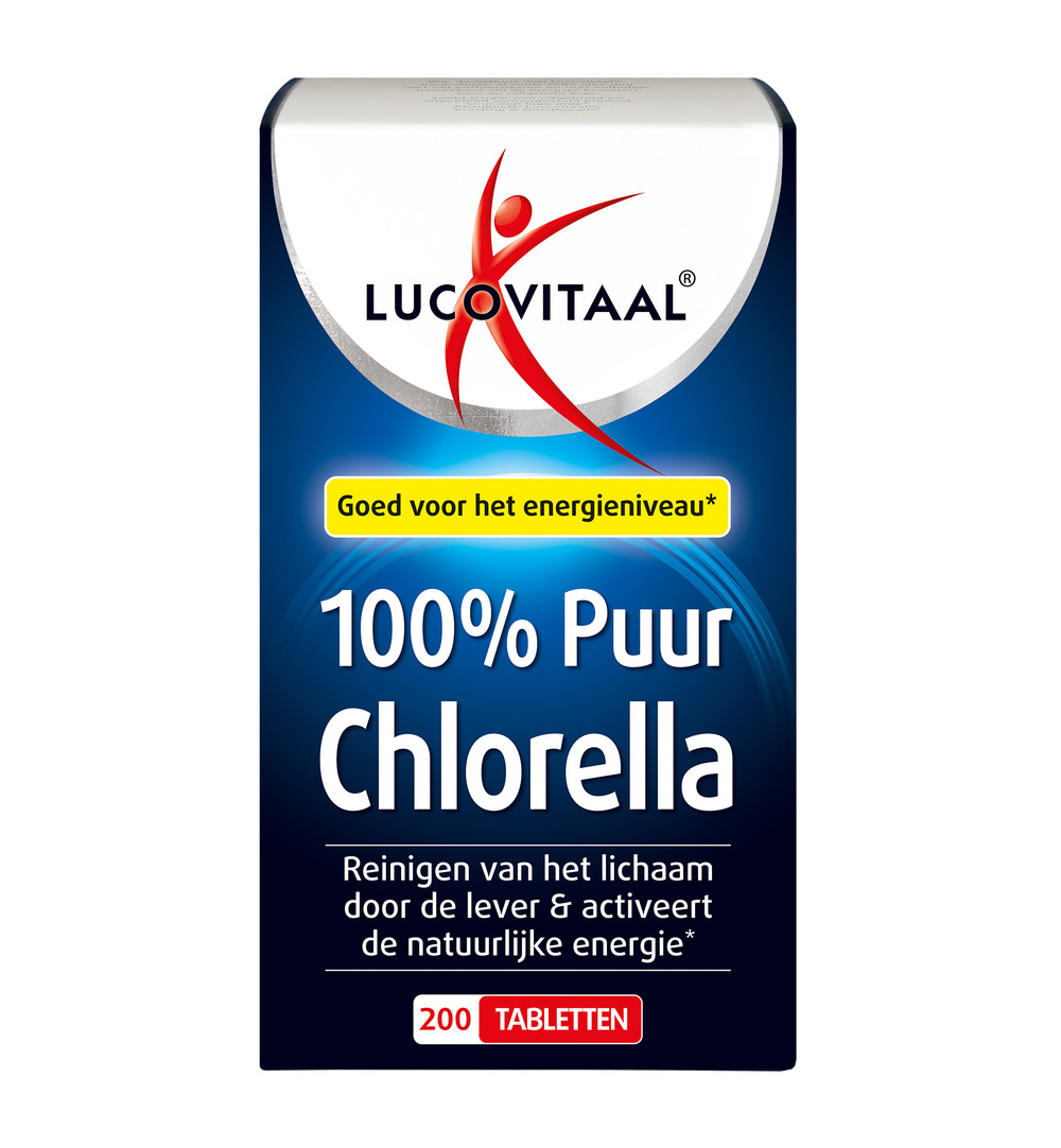 Lucovitaal Chlorella 100% Puur (200 tabletten)