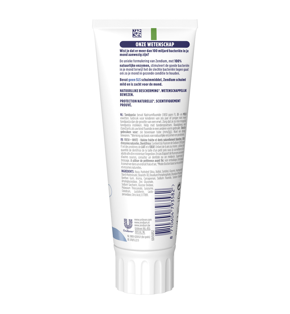 Zendium Tandpasta fresh & white (75 ml) - image 2