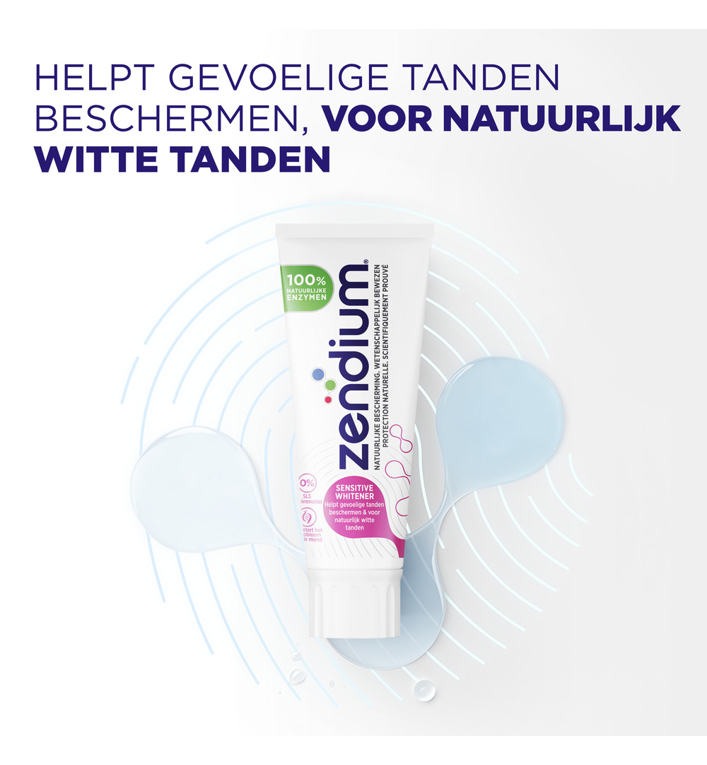 Zendium Tandpasta Sensitive Whitener (75 ml) - image 5