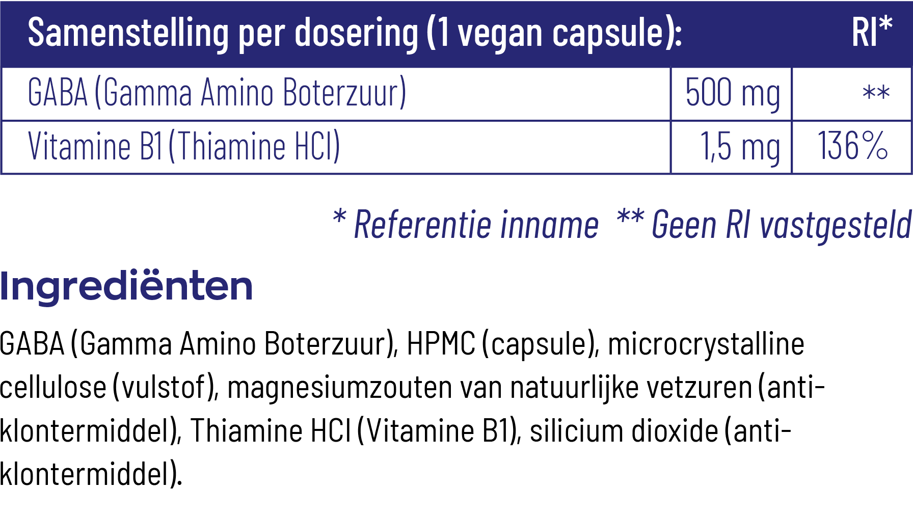 Vitakruid Gaba (90 vega capsules) - image 3