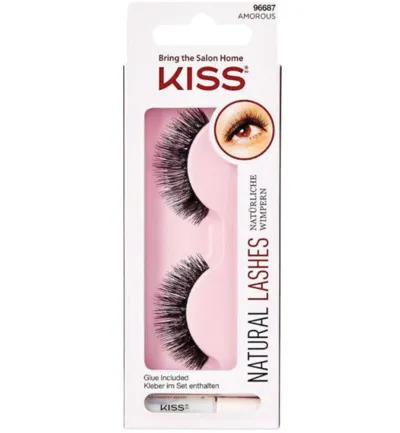 Kiss Kunstwimpers natural amorous (1 set)