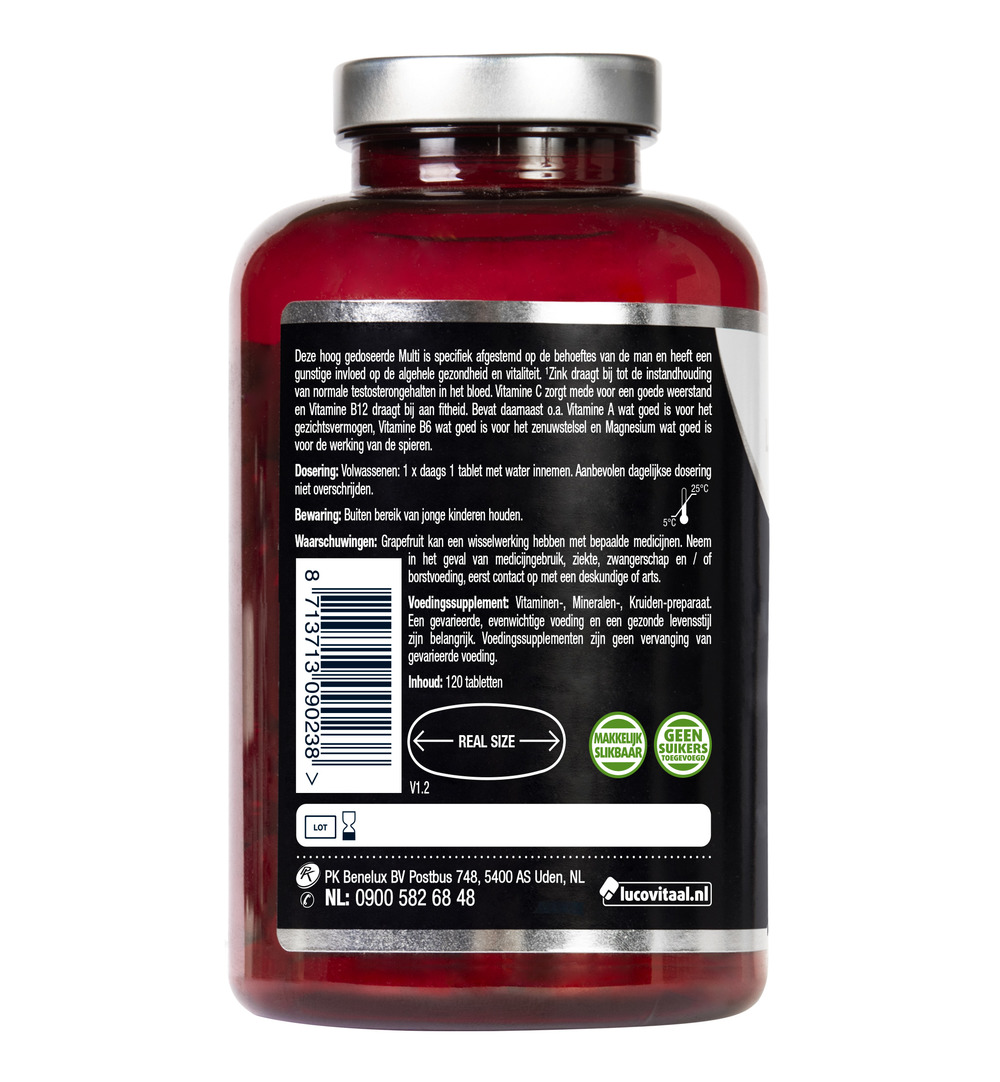 Lucovitaal Multivitamine Man (120 tabletten) - image 3
