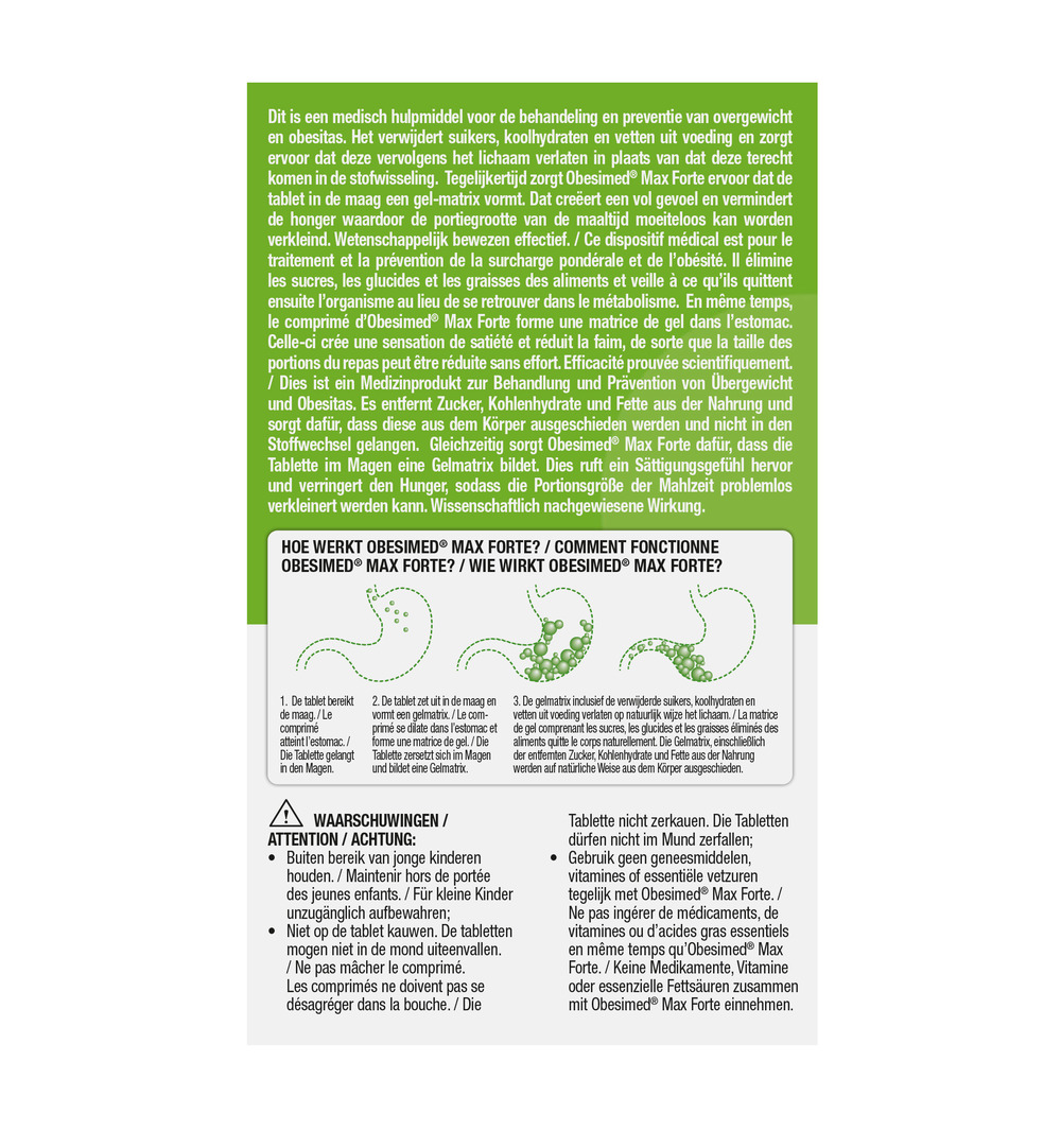 Lucovitaal Obesimed Max Forte (30 tabletten) - image 6