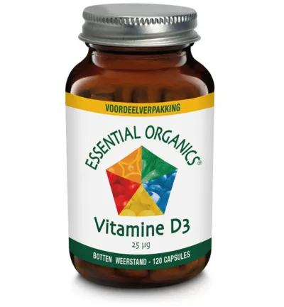 Essential Organics Vitamine D3 25mcg (120 capsules)