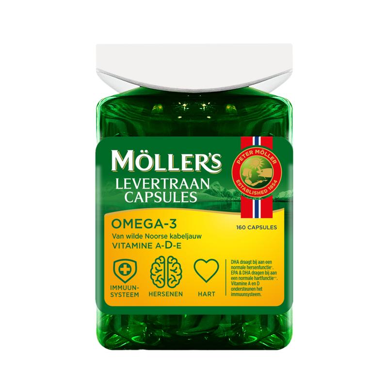 Mollers Omega-3 Levertraancaps (160 capsules)
