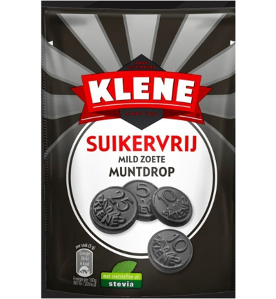 Klene Muntdrop suikervrij (100 gr)