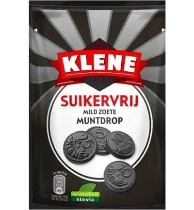 Klene Muntdrop suikervrij (100 gr)