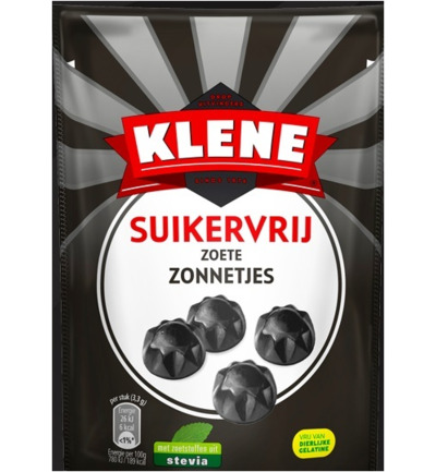Klene Zoete zonnetjes suikervrij (110 gr)