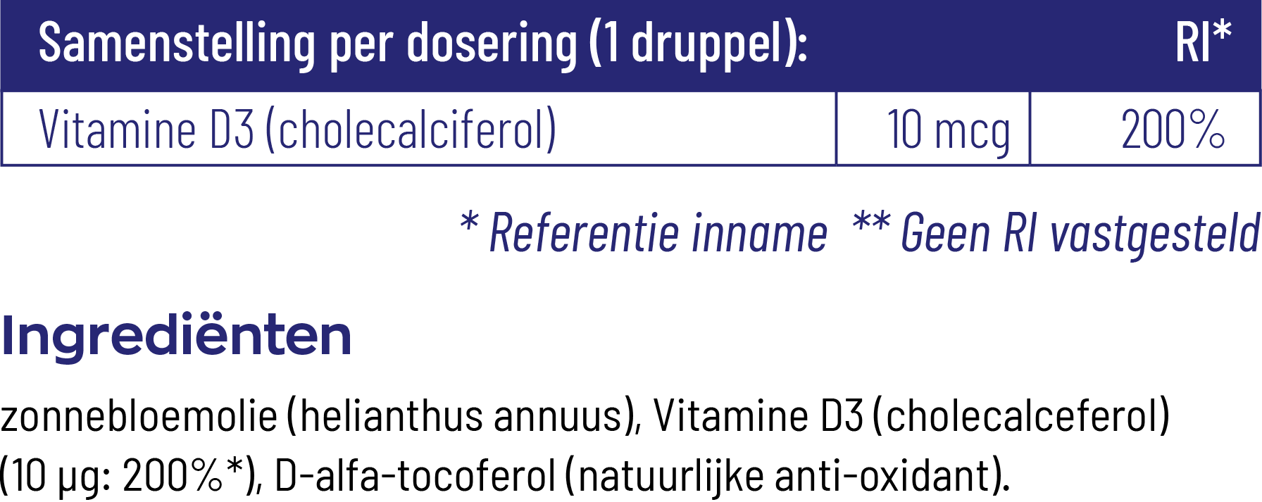Vitakruid Vitamine D Baby Druppels (10 ml) - image 3