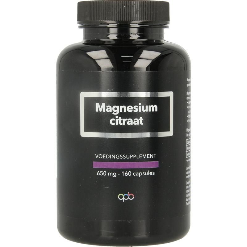 APB Holland Magnesium citraat puur (160 capsules)
