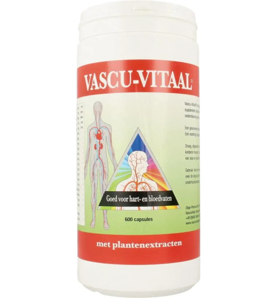 Vascu Vitaal Plantenextracten (600 capsules)