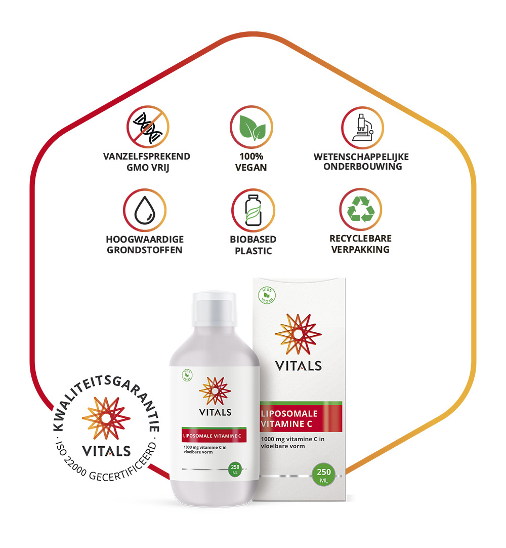 Vitals Liposomale Vitamine C (250 ml) - image 4