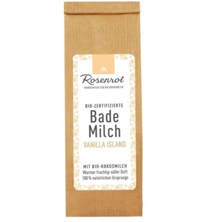 Rosenrot Badmelk vanille island (150 gr)